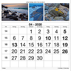 Kalenderkonzepte Lofoten